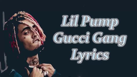 lil pump gucci gang lyrics|gucci gang lyrics audio.